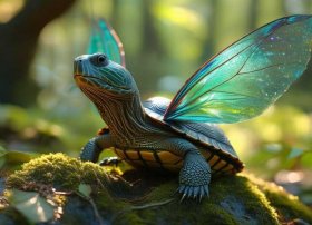 翅膀童话、童话-长翅膀的乌龟作文400字