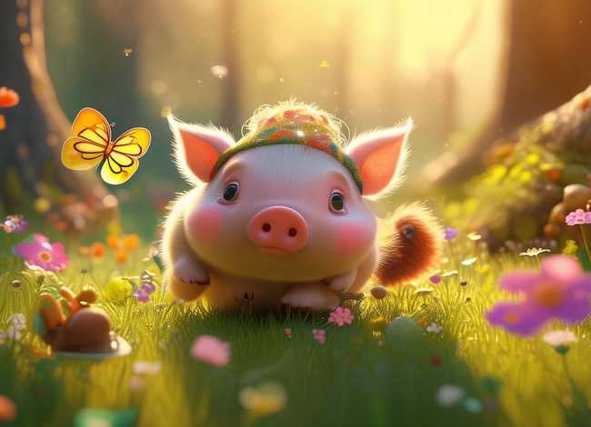 儿童故事大全小猪的故事 - 一只小猪的故事
