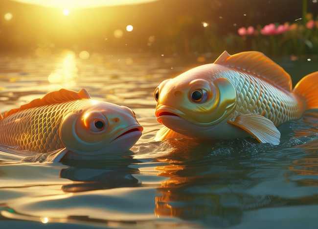 小鲤鱼的寓言故事（小泥鳅和小鲤鱼）