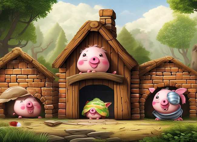 三只小猪的故事简短版 三只小猪的故事简单版