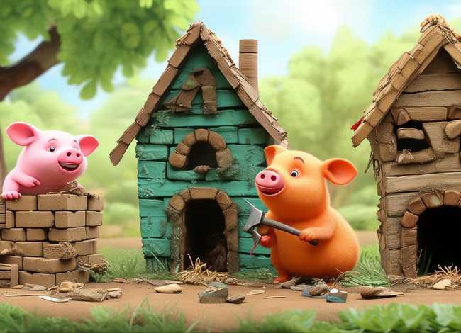 小猪故事儿童完整3-6岁 - 三只小猪盖房子的故事怎样讲给孩子听呢 小猪故事儿童完整3-6岁 - 三只小猪盖房子的故事怎样讲给孩子听呢