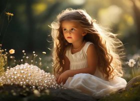 女孩 故事，珍珠女孩童话故事