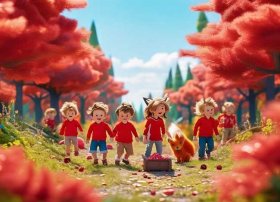 儿童绘画故事 适合二年级讲的红色故事有哪些