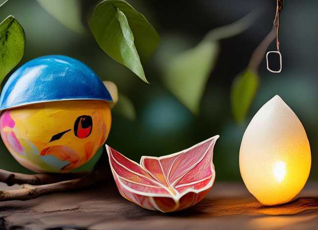 儿童彩蛋制作；用树叶果皮鸡蛋壳做的物件有哪些