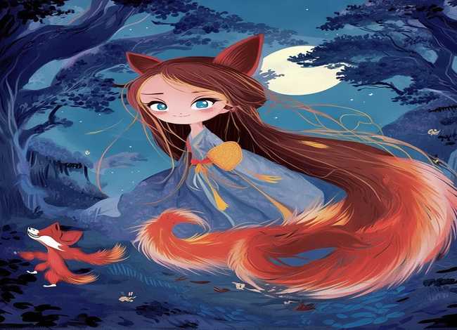 传说故事儿童版 - 九尾狐的故事(一、妲己) 民间故事 神话传说 讲睡前小故事