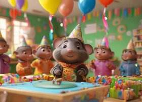 儿童故事小鼹鼠上幼儿园；幼儿团大班故事小鼹鼠过生日