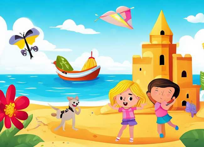 夏日儿童简笔画图片大全集(夏天可以玩些什么简笔画) 夏日儿童简笔画图片大全集(夏天可以玩些什么简笔画)