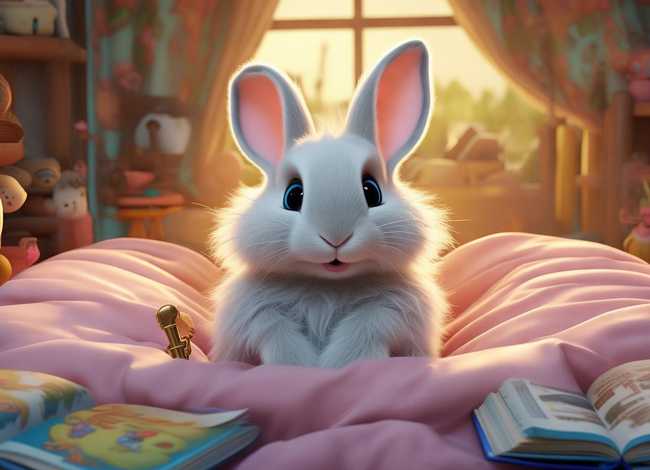 小白兔的故事儿童故事,聪明的小白兔睡前故事 小白兔的故事儿童故事,聪明的小白兔睡前故事