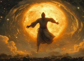 盘古开天辟地动画视频 - 100个历史典故讲述中华五千年故事1-盘古开天(AI生图