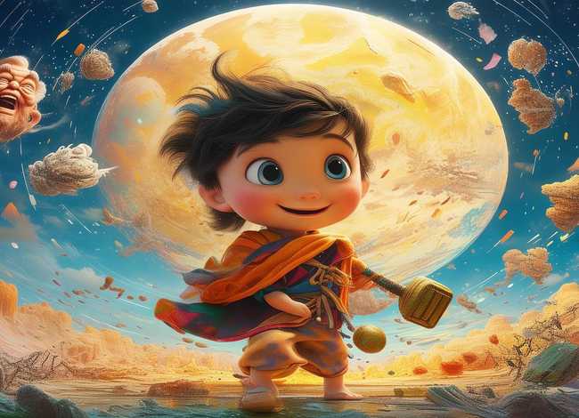 盘古开天地儿童故事视频、儿童经典神话故事四年级