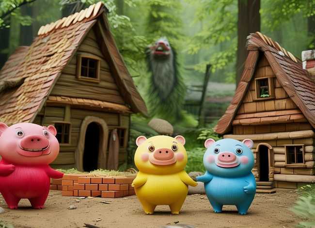 儿童故事三只小猪 - 三只小猪故事内容简略 三只小猪故事内容是什么