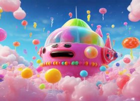 泡泡糖飞船故事（小学童话故事- 泡泡糖飞船）