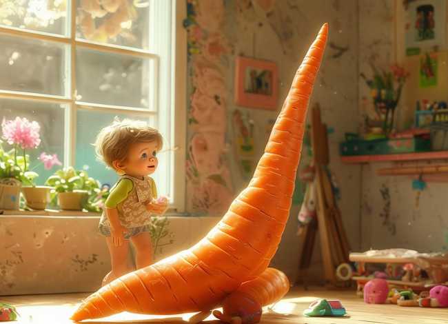 大萝卜儿童故事 - 睡前小故事(大大的胡萝卜) 大萝卜儿童故事 - 睡前小故事(大大的胡萝卜)