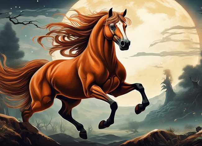 十二生肖马的传说故事（马的典故和传说(十二生肖马的介绍)）