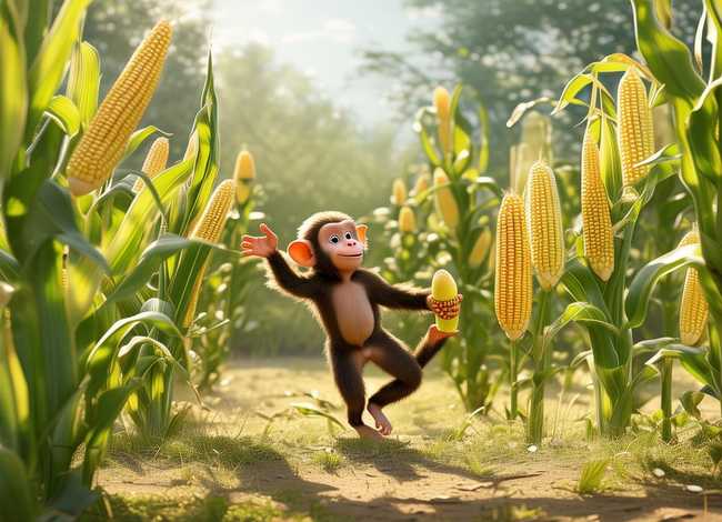 故事大全猴子掰玉米、猴子摘玉米的故事