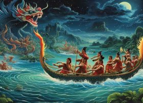 赛龙舟的神话故事（关于端午节的故事神仙与怪兽的故事）