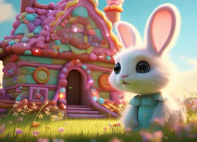 糖果屋童话故事儿童版 小白兔有一间糖果屋原文内容