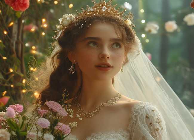 儿童故事新娘子；真新娘详细版 - 格林童话