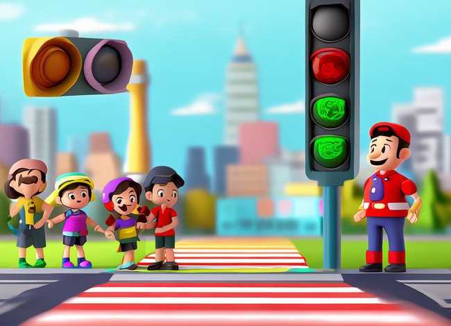 红绿灯斑马线儿童故事 交通安全小故事