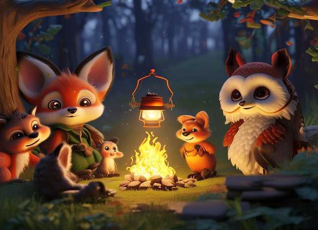 讲儿童动物故事大全连续播放 - 坏人闯入动物王国 儿童睡前童话故事 讲故事大全