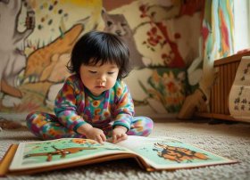 狼来了的儿童故事绘本 萌娃读绘本《夫子说》“狼来了”的故事,读出《论语》