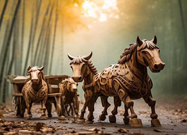 木牛流马的故事200，诸葛亮牛马的故事