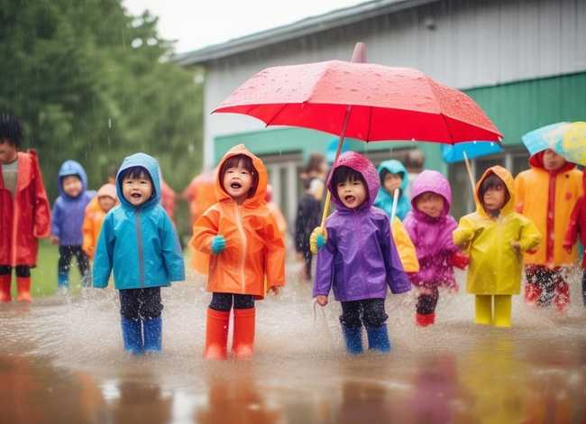 下雨天的故事幼儿园、大班有关下雨的教案