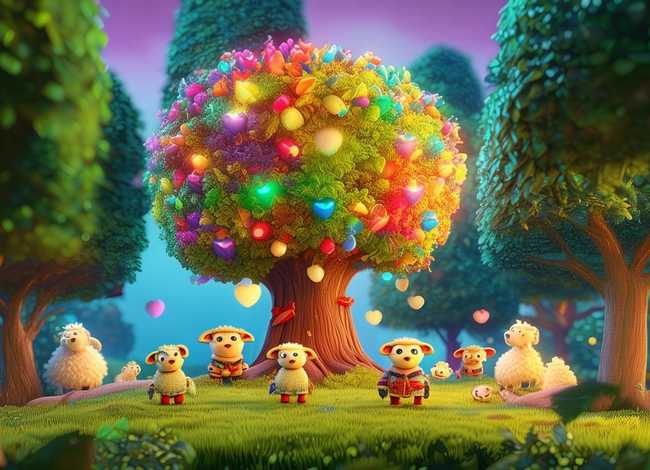儿童动画许愿树故事；喜羊羊、懒羊羊、美羊羊等的父母们什么时候会出现呢