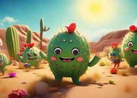关于仙人掌的小故事或儿歌（亲子快乐儿歌·植物歌目录）