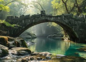 阿难化身石桥的故事；阿难化身石桥的传奇故事