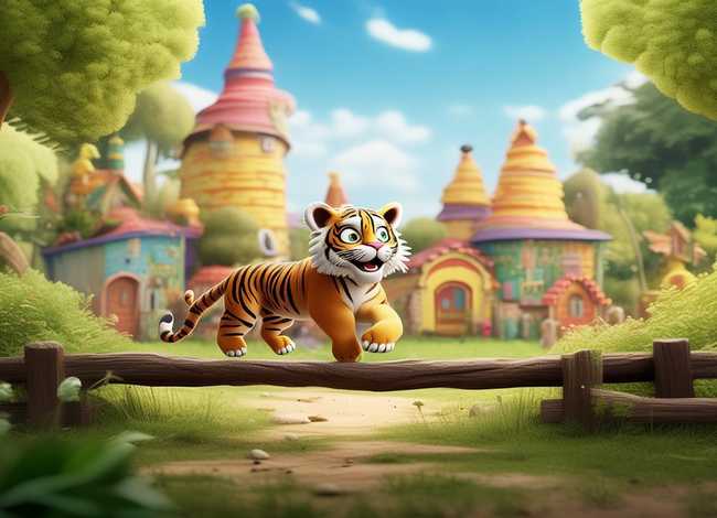 儿童故事动物园、小老虎逃出动物园400字童话故事