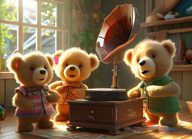 三只小熊的故事视频播放，三只小熊儿童歌曲中文版