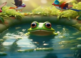 井底之蛙儿童故事表演视频完整版、井底之蛙的故事