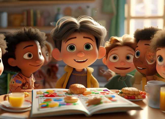 早餐故事儿童；作文--早餐的故事