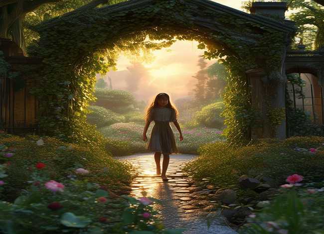 秘密花园儿童版故事；有关美国名著《秘密花园》