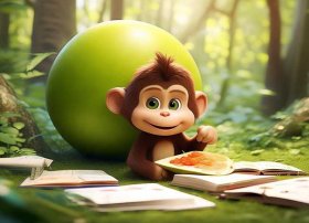 讲故事猴吃西瓜 - RIA®拆书法是什么小猴和RIA®拆书法的故事—写作