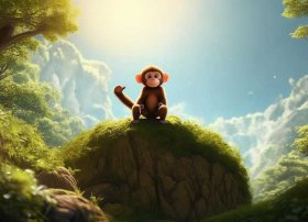 猴吃西瓜故事稿、猴王吃西瓜的故事原文 猴王吃西瓜故事的原文是啥