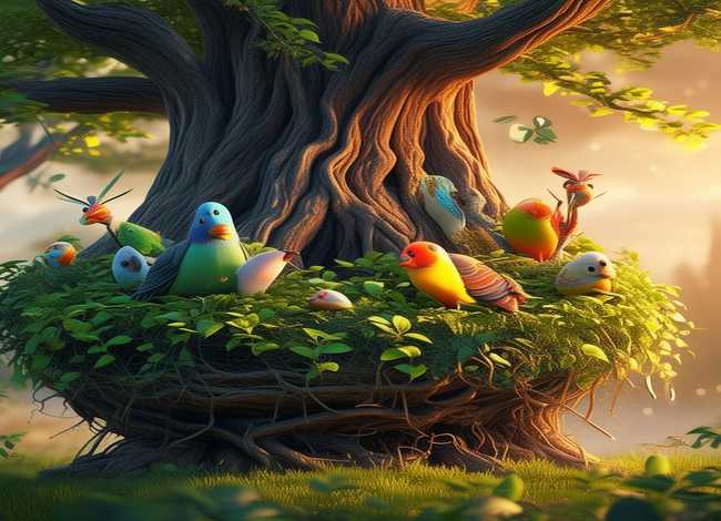 儿童故事鸟窝里的树;睡前童话故事-鸟窝里的树 儿童故事鸟窝里的树;睡前童话故事-鸟窝里的树