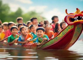 划龙舟的故事儿童版简短 - 端午节的由来儿童版