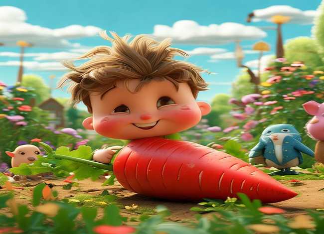 学前儿童故事朗读、经典儿童故事,拔萝卜的故事文字朗读视频 学前儿童故事朗读、经典儿童故事,拔萝卜的故事文字朗读视频