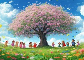 儿童春天的故事完整版、以春天到为题写一首儿歌 - 百度宝宝知道