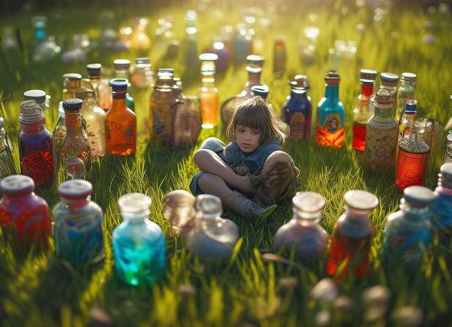 儿童故事地上的瓶子 - 童话故事—一个空瓶子 儿童故事地上的瓶子 - 童话故事—一个空瓶子