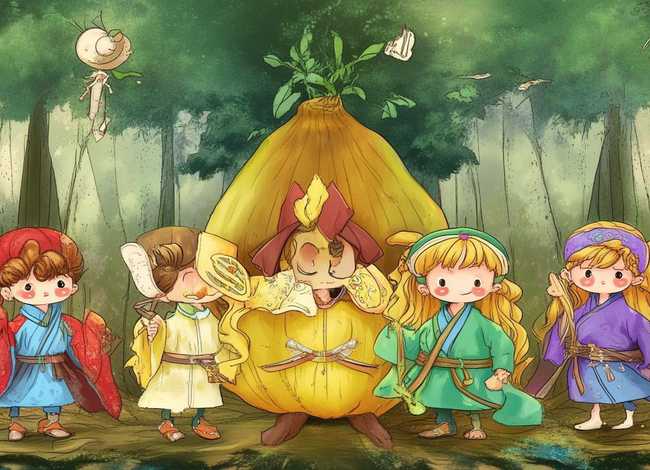 葫芦娃故事串联改编；葫芦娃故事原文文字