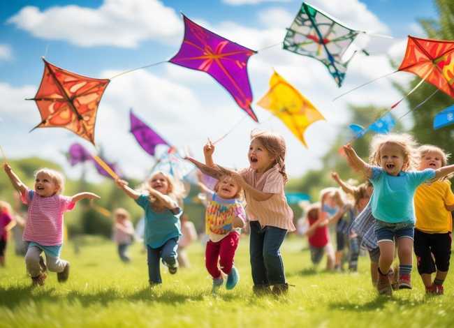 放风筝婴幼儿生活故事创编，小班语言《放风筝》教案