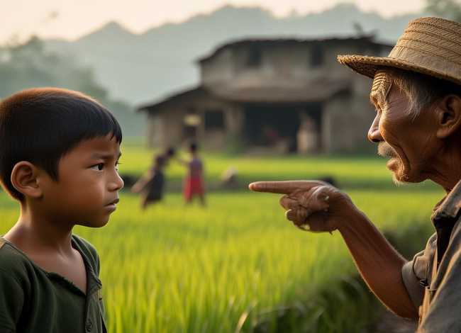 悯农的儿童故事 - 悯农这首古诗怎么用故事讲出来