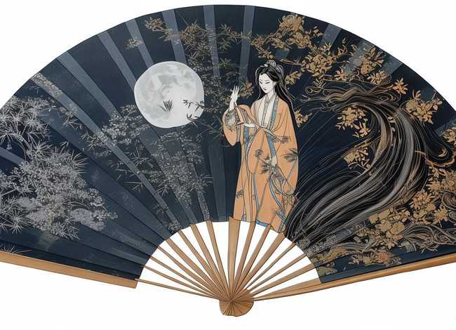 古代故事手绘、王星记的手绘扇子的故事 古代故事手绘、王星记的手绘扇子的故事