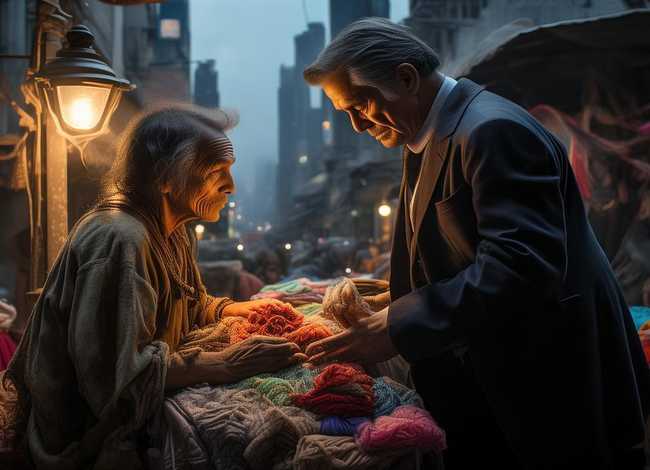 穷人的故事有哪些；求一个《读者》上关于穷人和富人的哲理故事