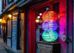 理发店的灯的故事，理发店为什么会有螺旋三色转灯 理发店门口的旋转灯是什