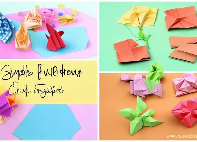 儿童手工图片简单漂亮 - 幼儿手工折纸大全图片步骤 简单