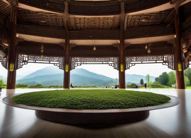 五指山茶故事农庄大厅（长鹿农庄有什么好玩的）